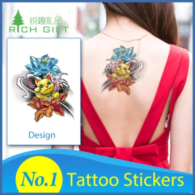 Custom Selling Scree Gold Silver Jewelry Flash Cartoon Tattoo Stickers Face Nails Decal Metallic Adhesive Temporary Water Proof Transfer Body Tattoo Paper