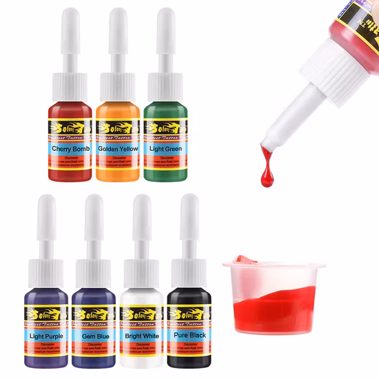 Solong Tattoo Ink Pigment Solid Ink Tattoo Ink