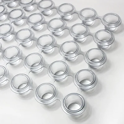 12 Trays/Bag Plastic Disposable Tattoo Ink Cup Holder Trays Cups
