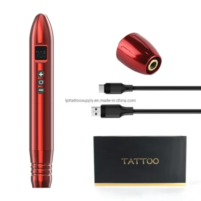 Wireless Tattoo Machine Machine Permanent Makeup Tattoo Pen Fit for Universal Needle