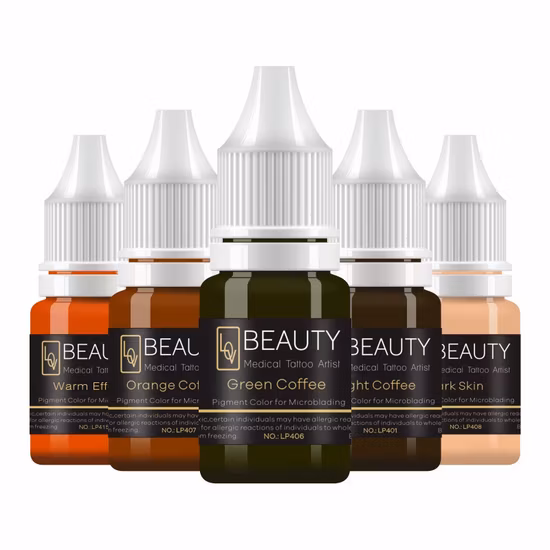 OEM Manufacturer Microblading Cosmetic Tattoo Ink Permanent Professional Pigment Tattoo Ink