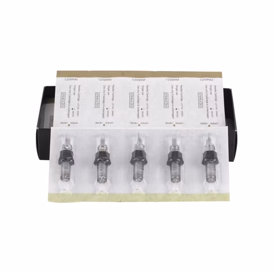 Disposable Tattoo Needle Cartridges with Protector 1207RM