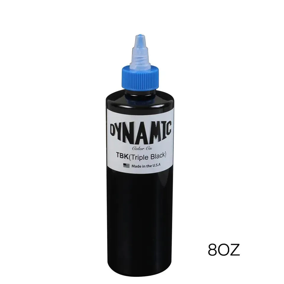 Newest Original Dynamic Triple Black Tattoo Ink for Tattoo Body
