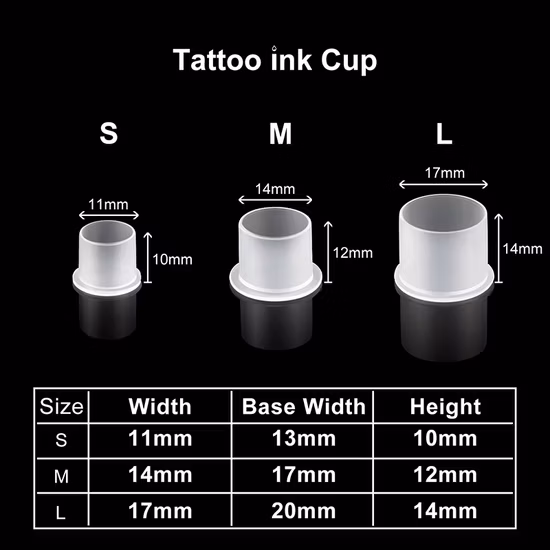 Tattoo Supply Medical Permanent Tattoo Pigment Ink Cup Accessories